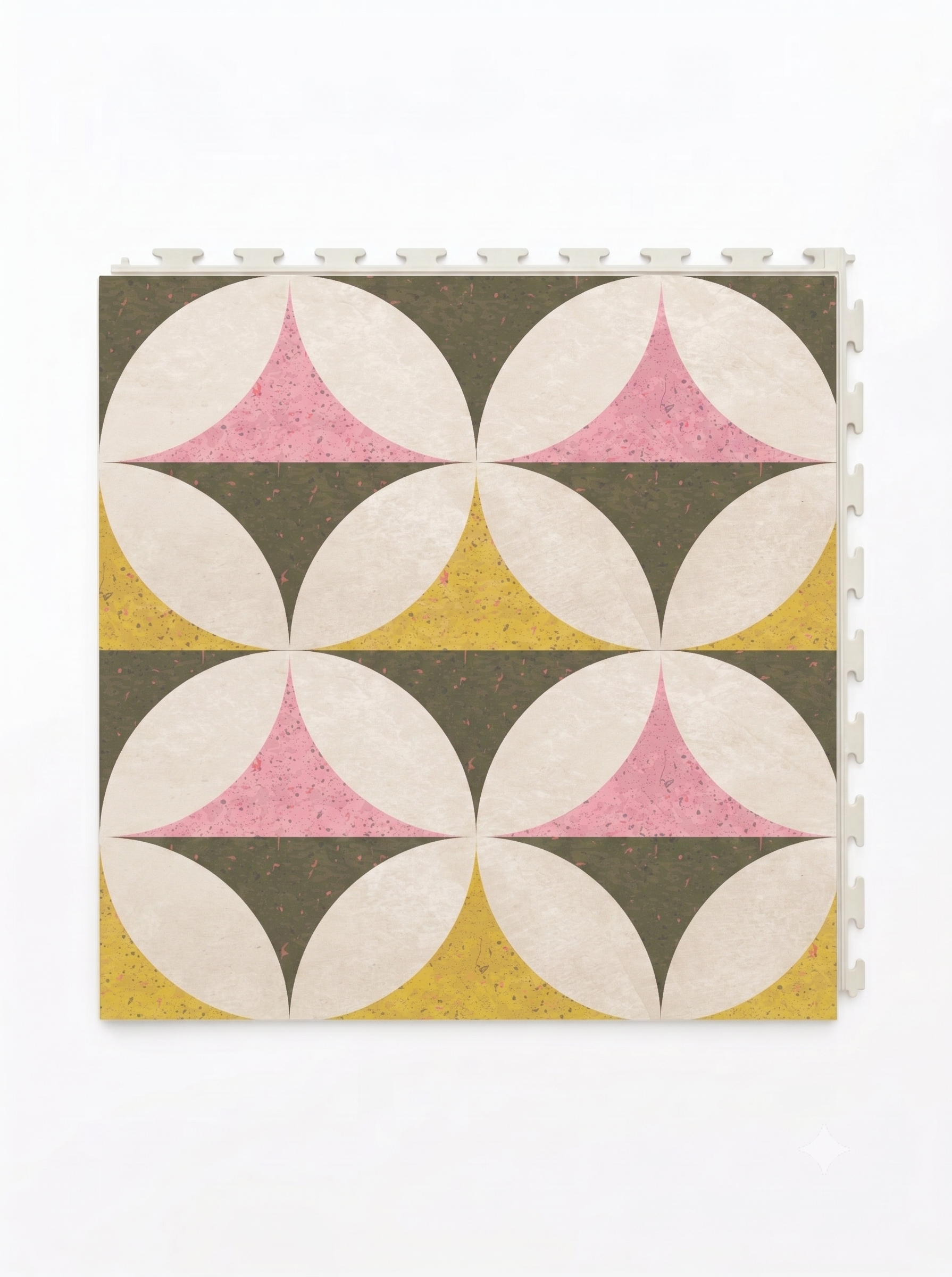 Custom Fun Tile pattern printed onto PVC Tiles