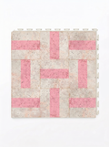 Pink pattern custom printed onto PVC Tile