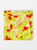 Neon Green Terrazzo floor tile