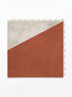 Terracotta geometric floor tile pattern PVC tiles